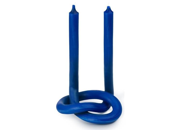 Knot Kerze Royal Blue