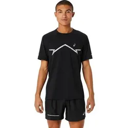 ASICS Herren T-Shirt LITE-SHOW™ SS TOP, Größe XXL in Schwarz Schwarz