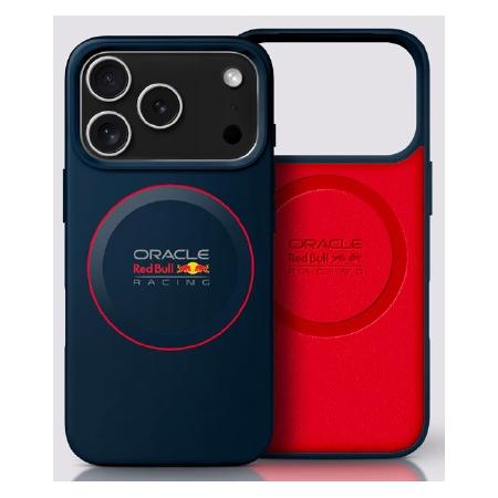 Red Bull Silicone Red Ring MagSafe Case for iPhone 17 Pro Navy Blue (Apple iPhone 17 Pro) (RBHMP17L24SIILVR)