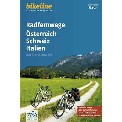 Radfernwege Österreich, Schweiz, Italien, Taschenbuch von , Esterbauer, 978-3-7111-0274-4