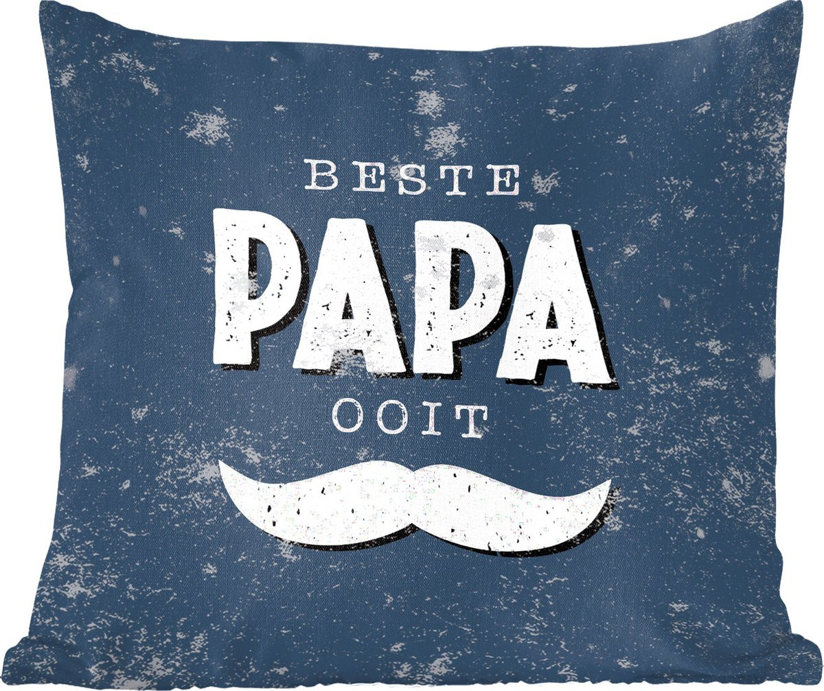 Sierkussen Beste papa ooit met quote - 50 x 50 cm