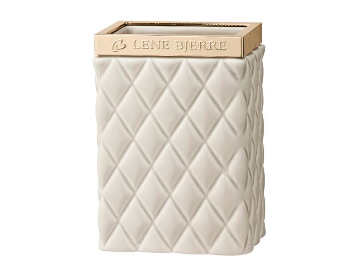 Lene Bjerre Mug à brosse à dents Portia camel-doré