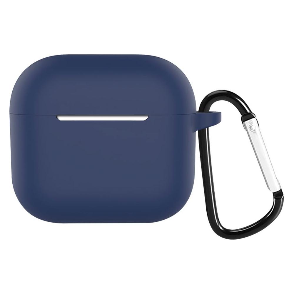 Devia Silicone Suit Case modrá / Pouzdro pro Apple AirPods 3 / Silikonové (Kopfhörer Hülle) (6938595351099)