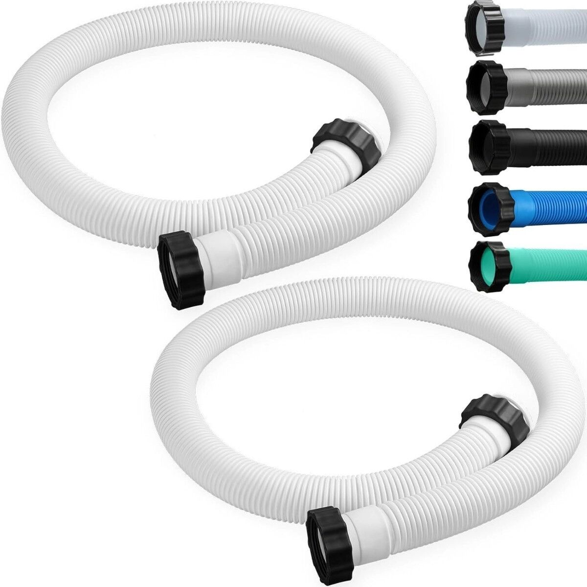 INF PE gewellter Poolschlauch 1.5 inch 150cm – 29060E, kompatibel mit Intex Filterpumpen