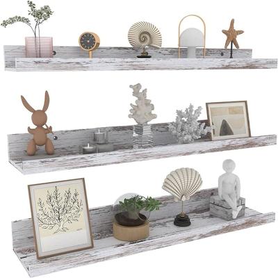 No "Wall Mounted Floating Shelves - 2""D x 24""W x 3.8""H"