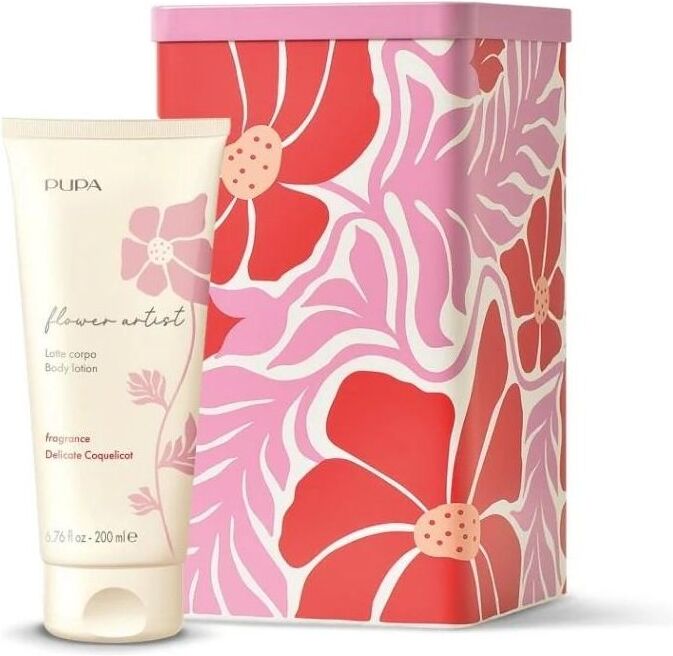 Set regalo Pupa Pupa flower artist latte corpo delicate coquelicot