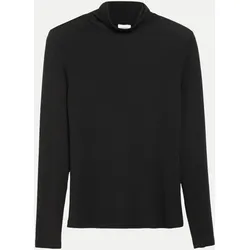 Feiner Rollkragenpullover Schwarz 40