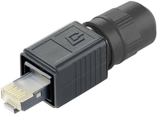 Telegärtner 100007463 RJ45-Steckerset Variante 4 100007463 Stecker, gerade Pole: 8P8C Schwarz 1St.