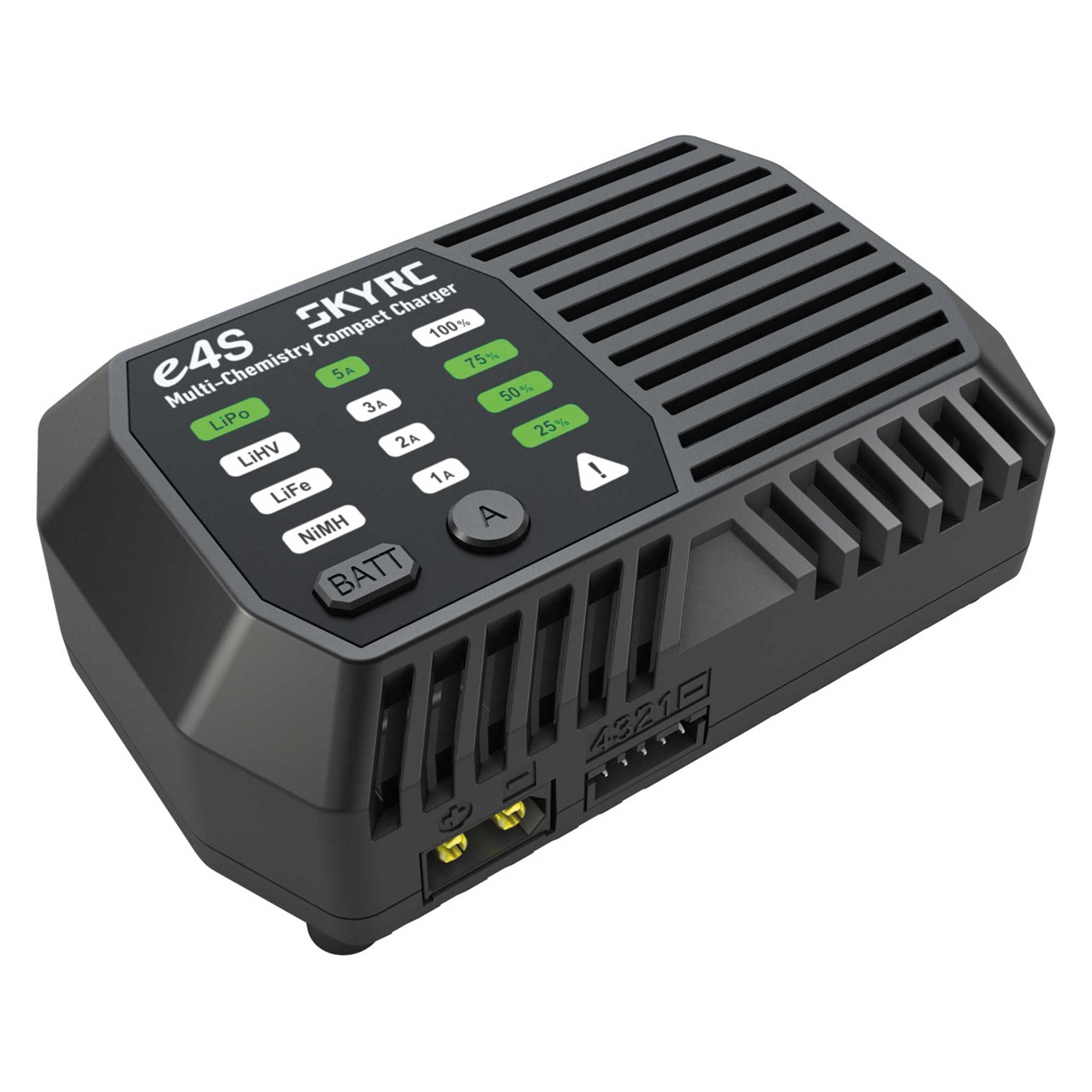 SkyRC e4s AC Ladegerät NiMh 6-8 / LiPo 2-4s 1-5A 60W (SK100229-01)