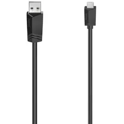 Hama 00200608 USB Kabel 1,5 m USB 2.0 Micro-USB A USB A Schwarz