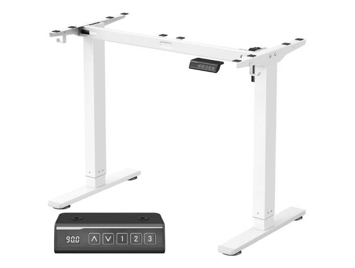 Bureau électrique réglable en hauteur cadre de bureau assis-debout support de table sans plateau de