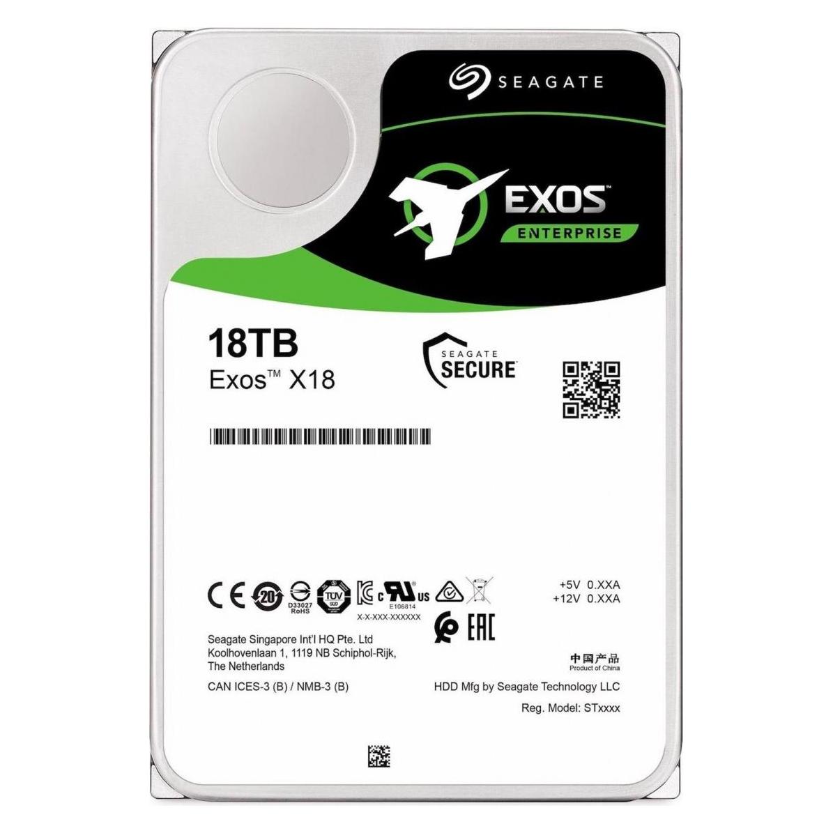 Seagate Exos X18 SAS (18 TB, 3.5") (ST18000NM004J)