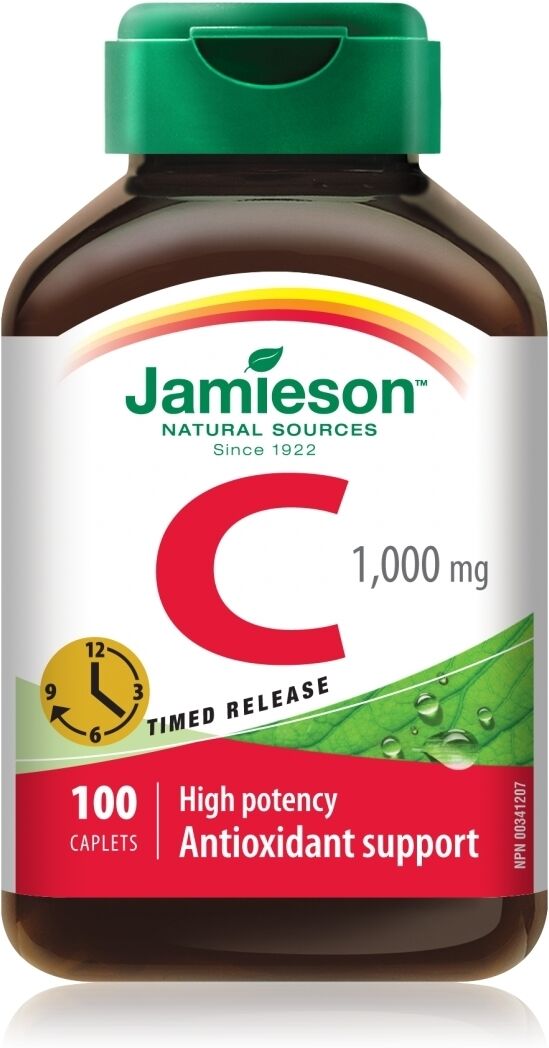 Jamieson Vitamin C 1000 mg verzögerte Wirkung 100 Tabletten 100 Units