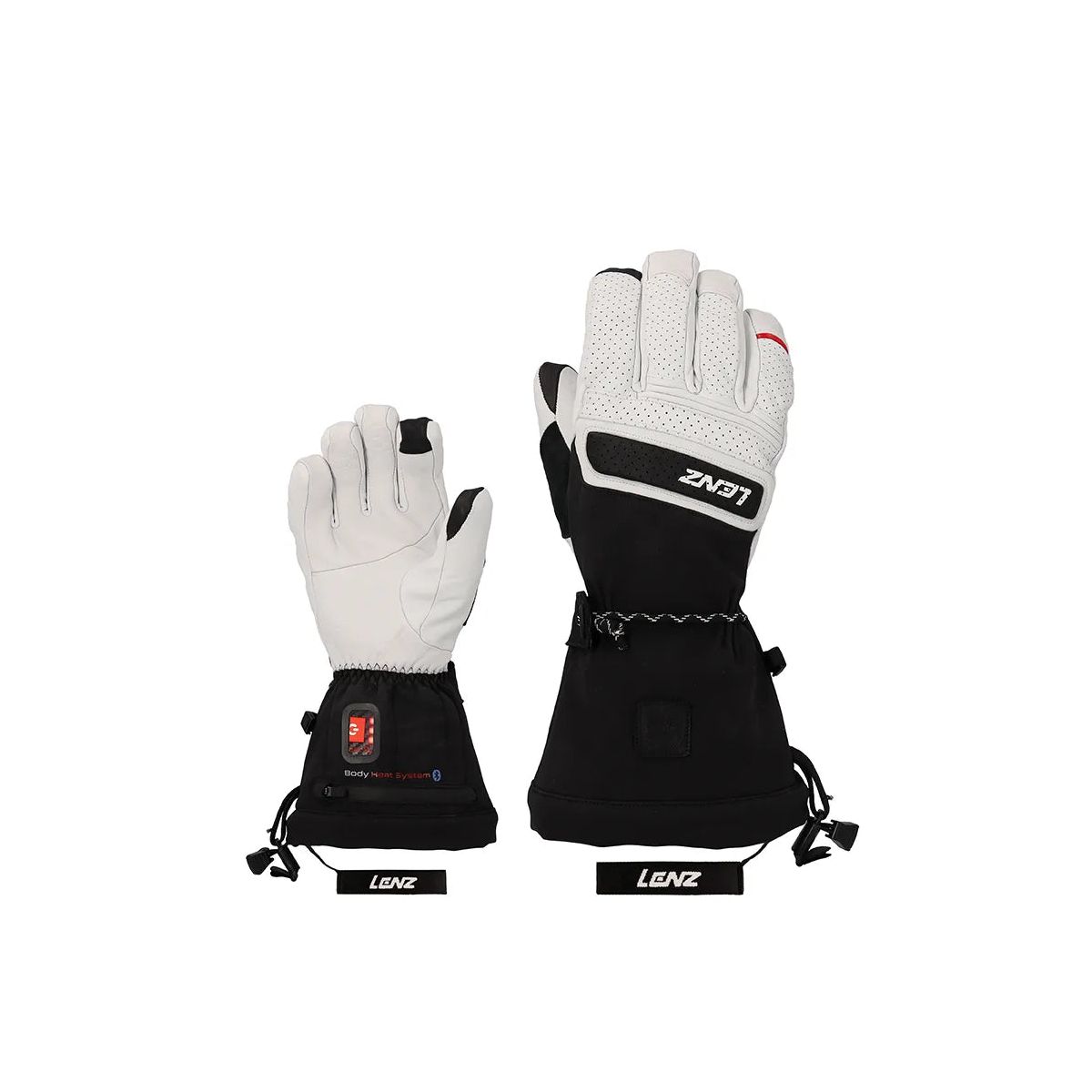 Lenz Heat Glove 9.0 Finger Cap Women weiß/schwarz XS(6) 1215-XS(6)