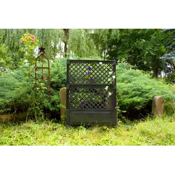 KHW Spalier (2-tlg.) 100 cm mit Erdspieß anthrazit