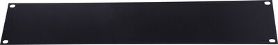 Thon Rack Panel 2U Flat Noir