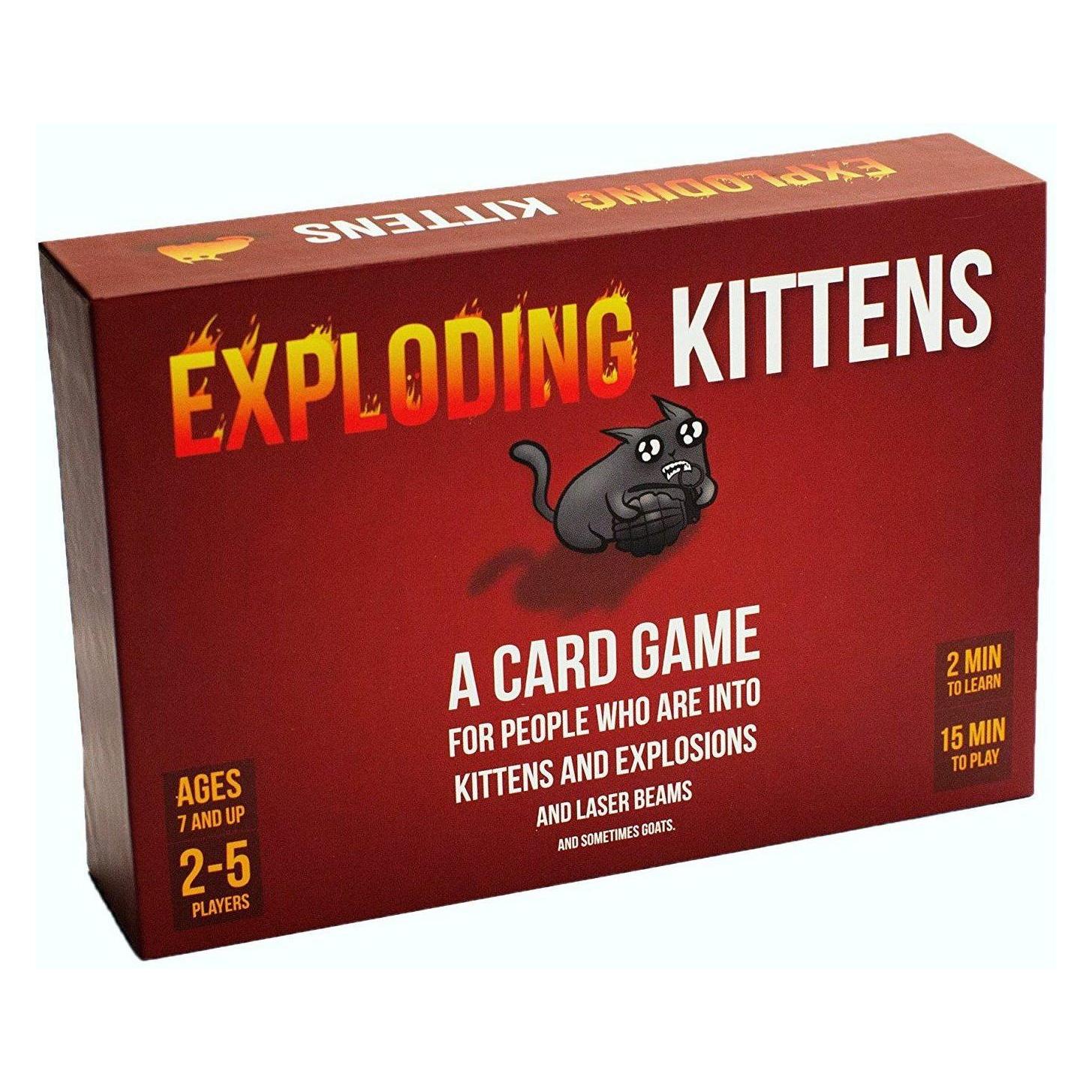 Enigma Exploding Kittens (Nordic Original) (Dänisch, Deutsch, Finnisch, Isländisch, Norwegisch, Schwedisch, 2 - 5 Spieler) (EKIEK01NOR)