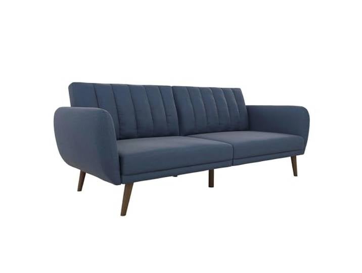 Novogratz Brittany Schlafsofa, Leinen Marineblau