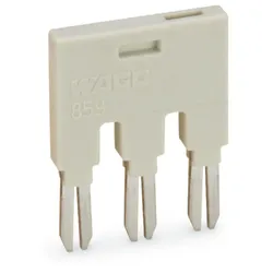 Wago 859-409 Brücker,für Brückungsschacht,9-fach,lichtgrau 859409  - 25 Stück