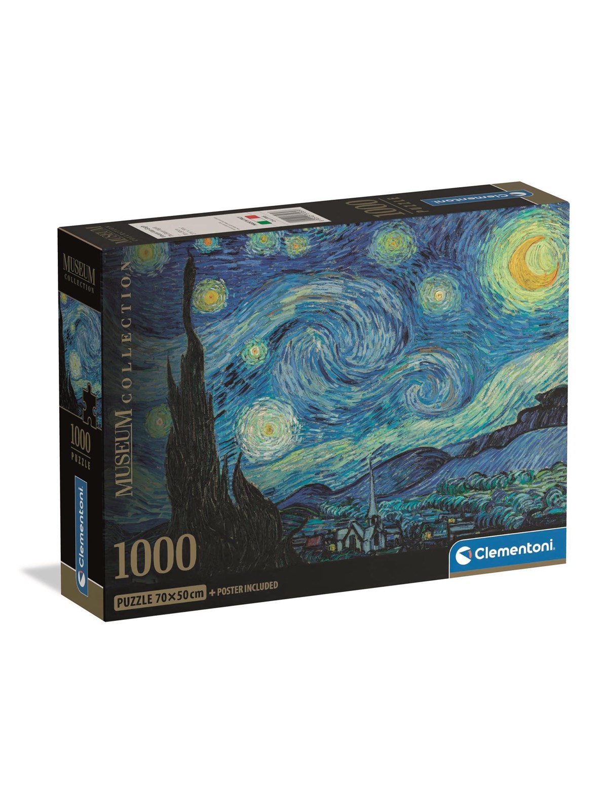 Clementoni Puzzle HQC Museum - The Starry Night C 1000 pieces 2D Puzzles