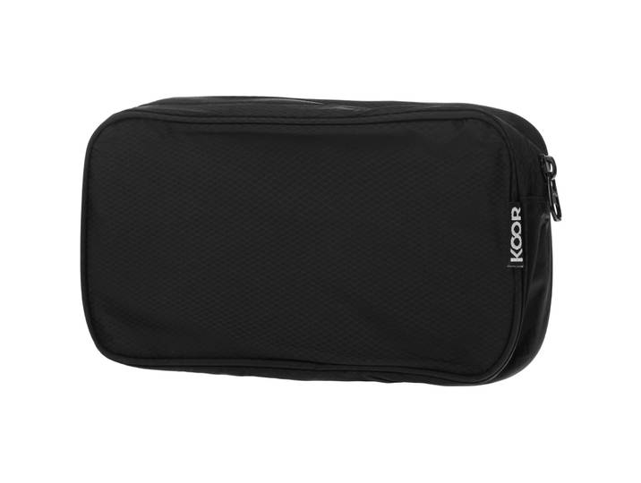 KOOR Kulturtasche Alli Schwarz Kunststoff B 5 H 11 cm - Kulturtasche