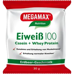 Eiweiss 100 Erdbeer Megamax 30 G