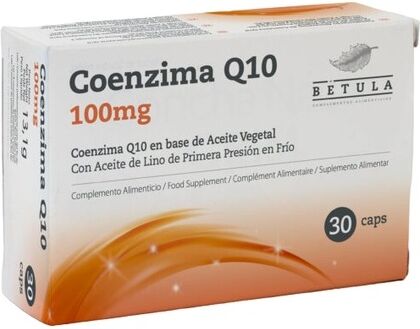 Betula Coenzyme Q10 100 mg 30 Capsules