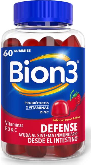 MERCK Bion3 Defense Frutos Rojos 60 Gummies