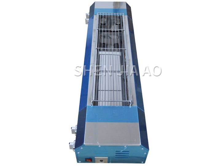Poêle à poisson grillé Commercial sans fumée KE-104A, Kebab, Gluten grillé, gaz/gaz naturel/gaz liquéfié, 220V, 1 pièce