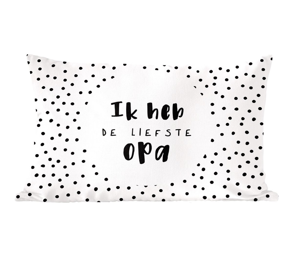 Sierkussen met quote Ik heb de liefste opa - 60 x 40 cm