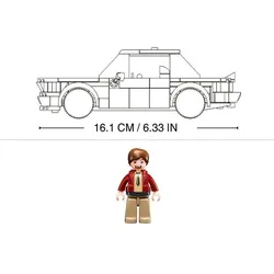 Sluban M38-B1126 - Model Bricks - Auto klassisch weiss