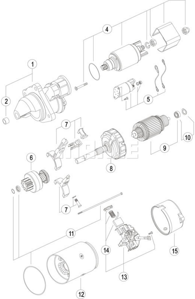 Mahle Starter MS 148