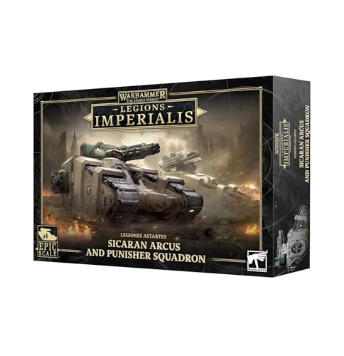 Games Workshop Legions Imperialis Sicaran Arcus and Punisher Squadron