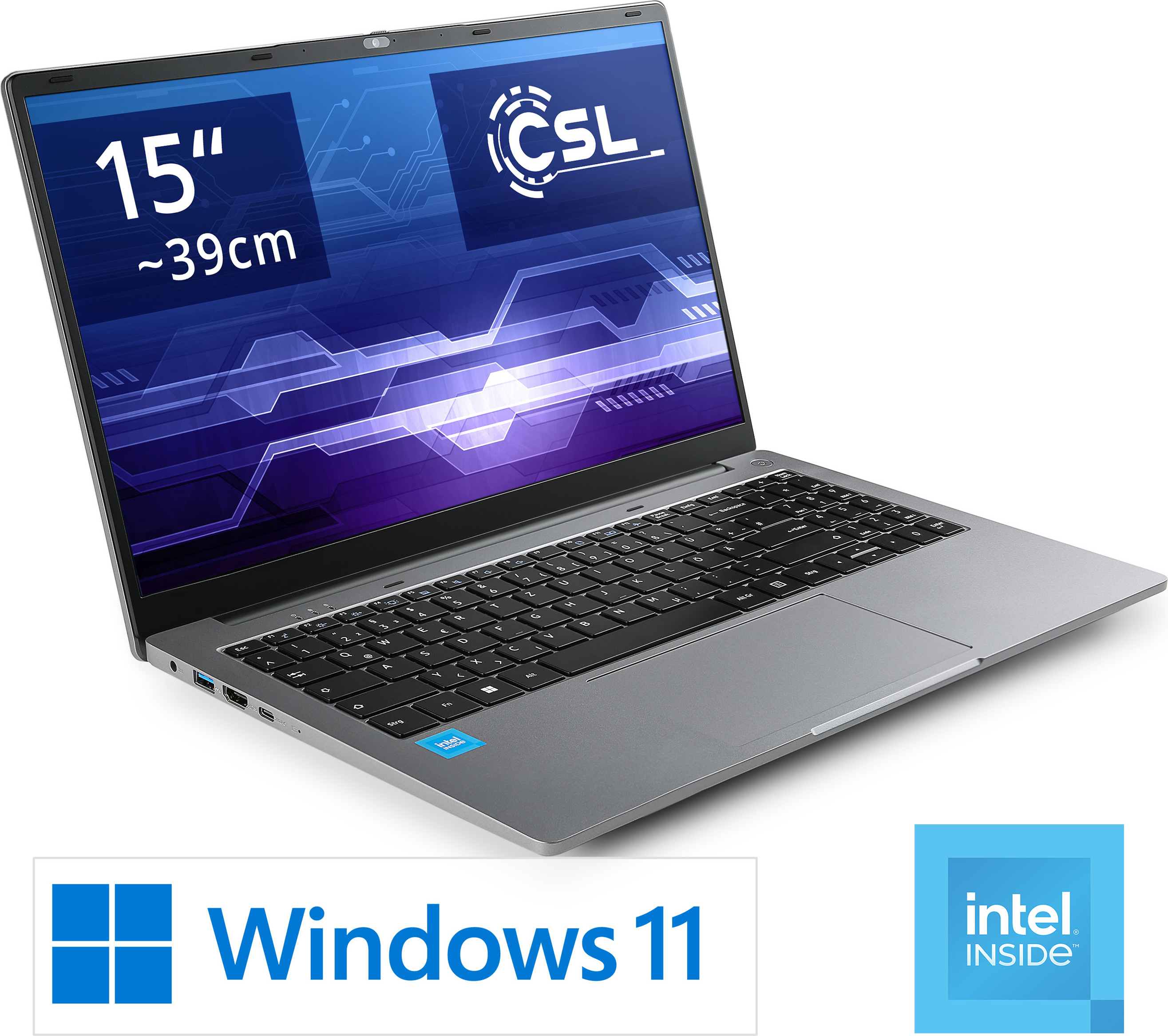 Notebook CSL R'Evolve C15 v4 / 8GB / 1000GB / Windows 11 Home