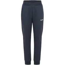 hummel® »Hmljr Logo Waist Pants« - Kinder - Gr. 128 - dunkelblau