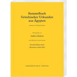 Sammelbuch griechischer Urkunden aus Ägypten / Sammelbuch griechischer Urkunden aus Ägypten. Wo, Fachbücher von Andrea Jördens
