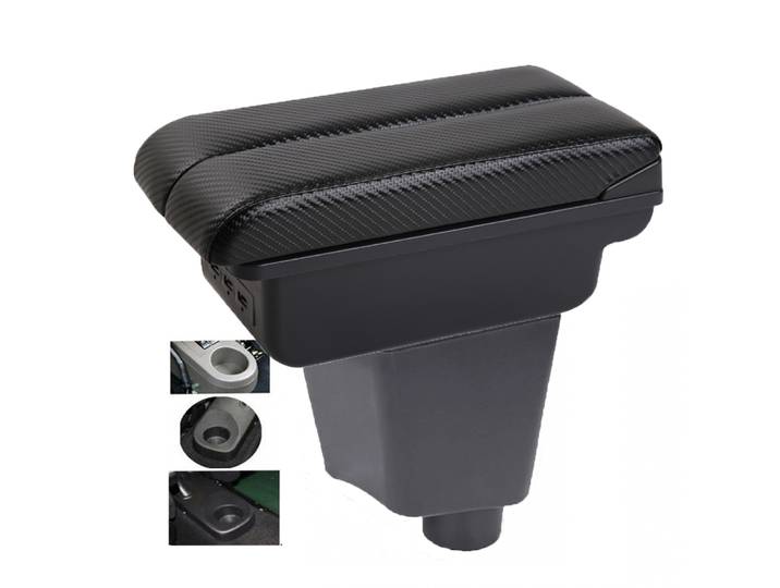 Pour Renault Captur Clio 3 4 III IV, boîte d'accoudoir, boîte de rangement centrale, support de coude pour conducteur et passagers