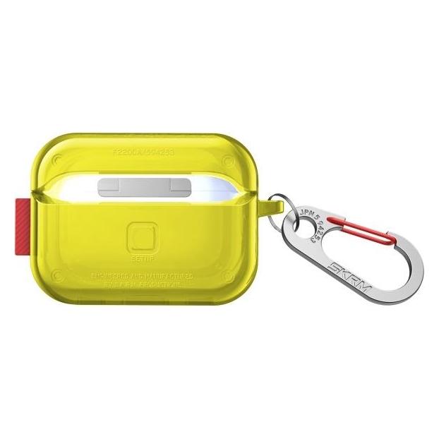 Skinarma case Saido AirPods Pro 2 neon yellow (Kopfhörer Hülle) (SK-AP2SAIDO-YEL)