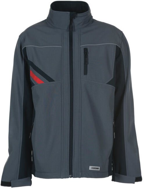 Veste Softsclair Highline taille M ardoise/noir/rouge 100 % PES ; PLANAM (2382048)