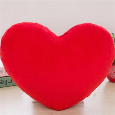 Lush Living Finds Comfortable PP Cotton Soft Heart Plush Pillow, Red & Pink Stuffed Heart Shape Decorative Pillow red