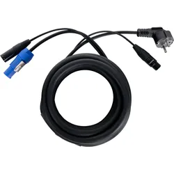 Pronomic Stage EUPPX-5 Hybridkabel Euro/Powerplug/XLR