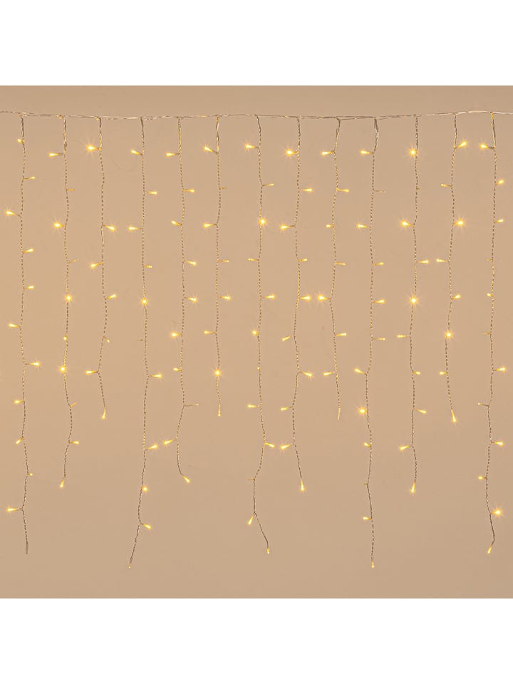 Lotti LED-Eisregen-Lichterkette in Transparent/ Warmweiß - onesize
