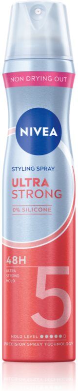 NIVEA Ultra Strong Haarspray mit extra starkem Halt Silikonfrei 250 ml