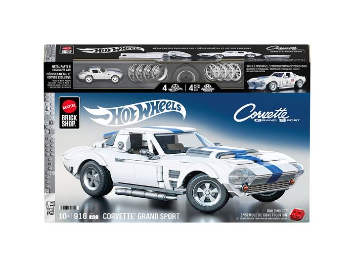 hw-coffret de construction corvette grand sport-avec 918 pièces