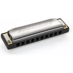Hohner Rocket Diatonische Mundharmonika – Db-Dur – 20 Stimmen (Mundharmonika, Diatonisch), Blasinstrumente, Silber