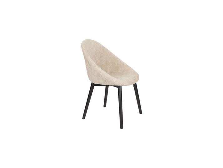 Chaise de salle à manger beige Fenna