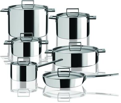 Mepra Attiva Kitchen Set - 12 Pieces - Stainless Steel