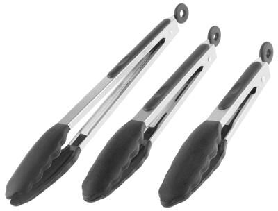 Classic Cuisine Stainless Steel Kitchen Tongs