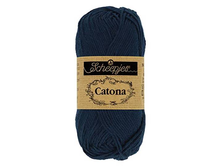 Scheepjes - Scheepjes Catona 124 Ultramarijn Garen - 1x10g