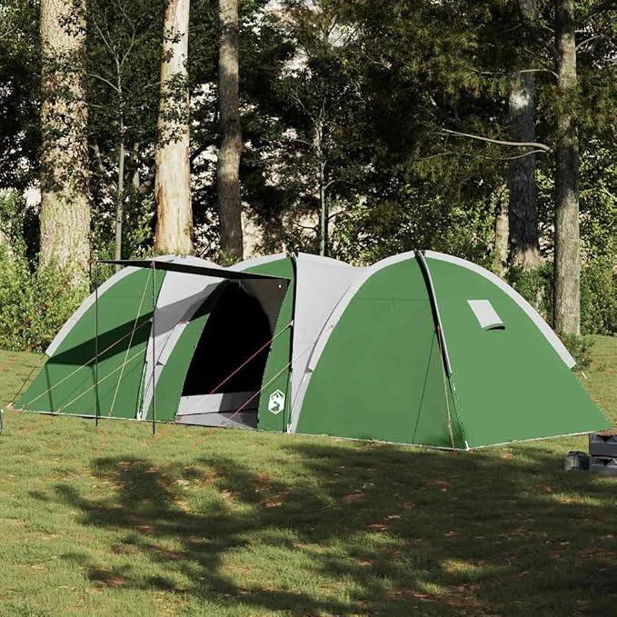 Kuppel-Familienzelt 8 Personen Grün Wasserdicht,Sportartikel,Outdoor-Aktivitäten,Camping & Wandern,Zelte,Grün,15.68 KG,4009428